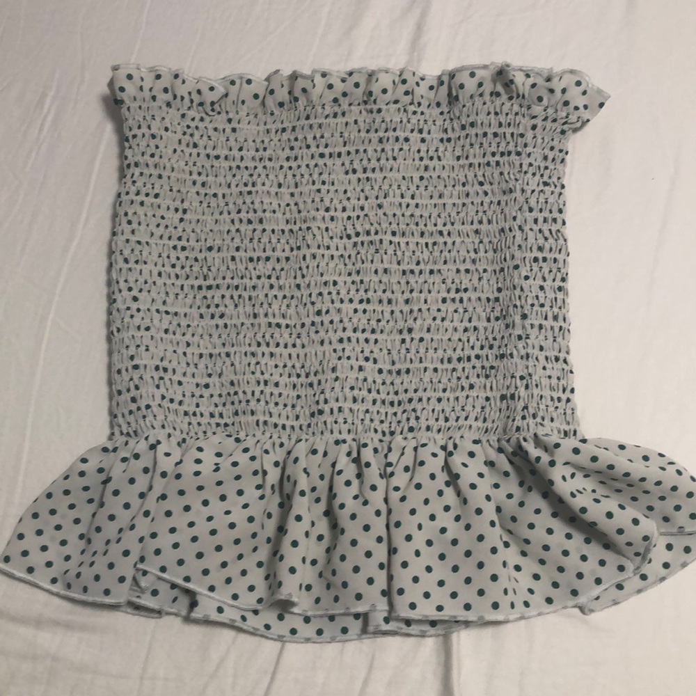 SHEIN polka  dot tube top